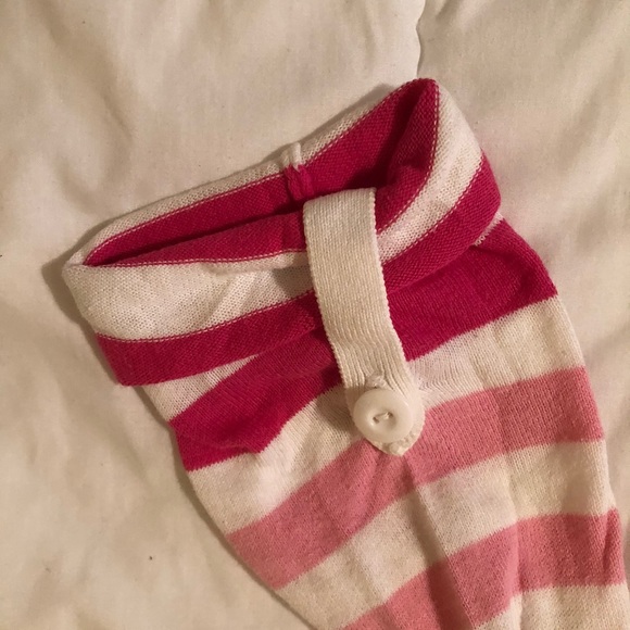 Justice Pink Striped Sweater - Picture 3 of 3